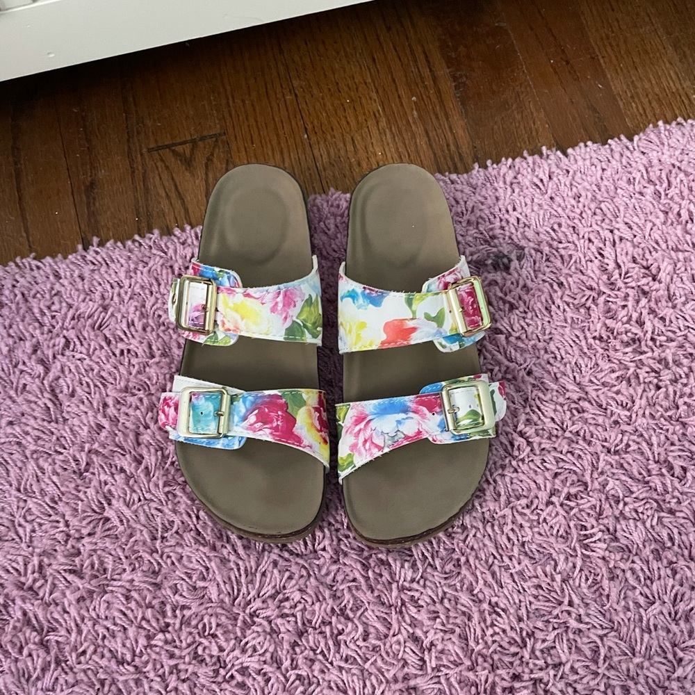 Floral sandals